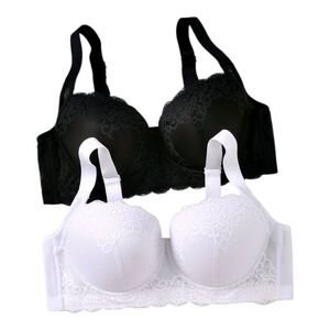 Elegant Black  White ,or Red Lace Bras